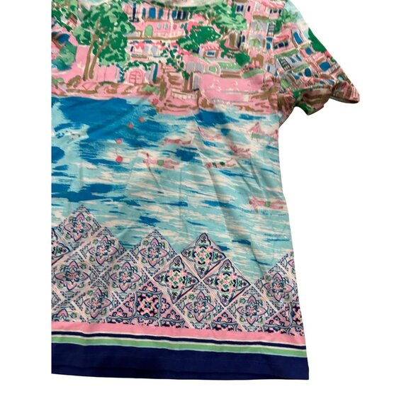 TALBOTS Womens Italy Vacay T Shirt Size Small - Picture 5 of 7